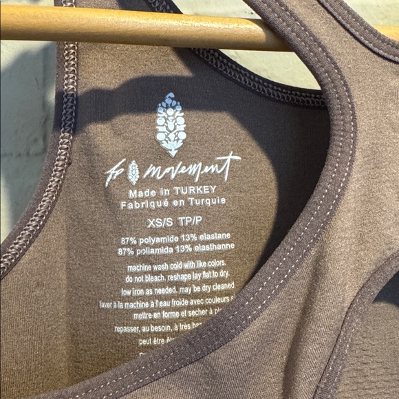 Free People Movement Every Single Time Runsie Size XS small taupe brown - Picture 7 of 10